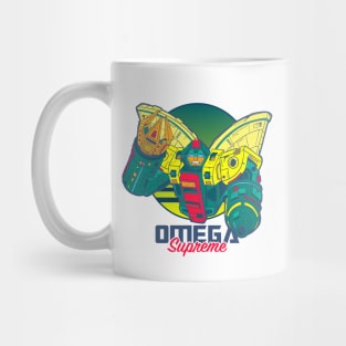 Retro 80s Punk Omega Supreme Mug